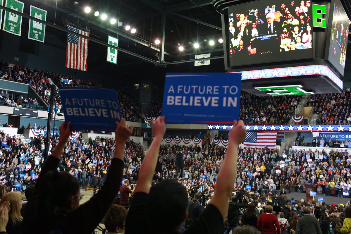 BernieSanders's tweet photo. I believe what is required in this moment is to think big. When the people lead, the leaders follow. https://t.co/rRWNAZfOwk