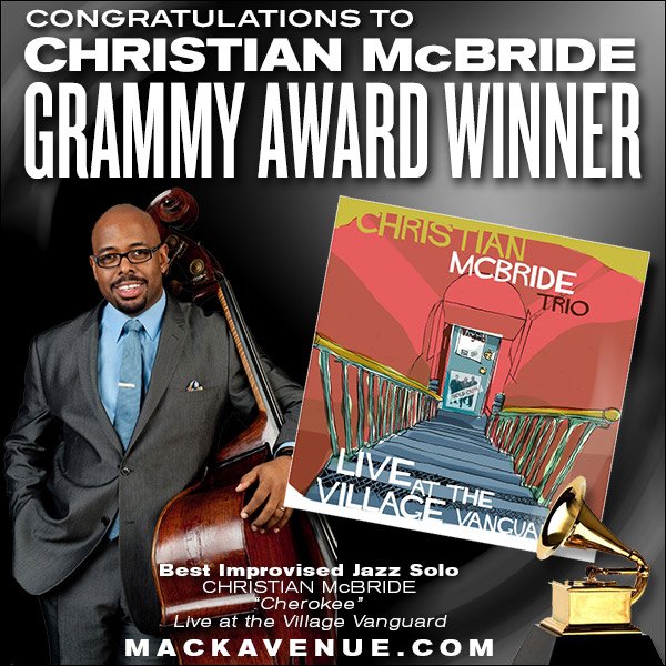 Congrats to <a href="/mcbridesworld/">Christian McBride</a> on his GRAMMY win today!