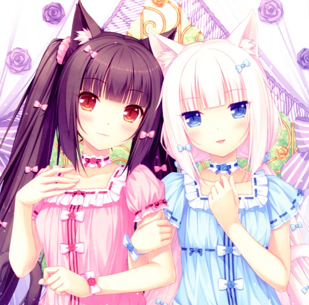 nekopara chocola and vanilla figure