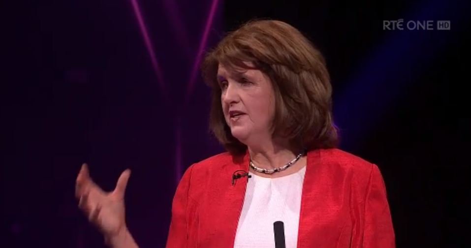 They were all fairly polite, but Joan Burton told Micheál Martin he's like 'the emperor with no clothes' #cblive