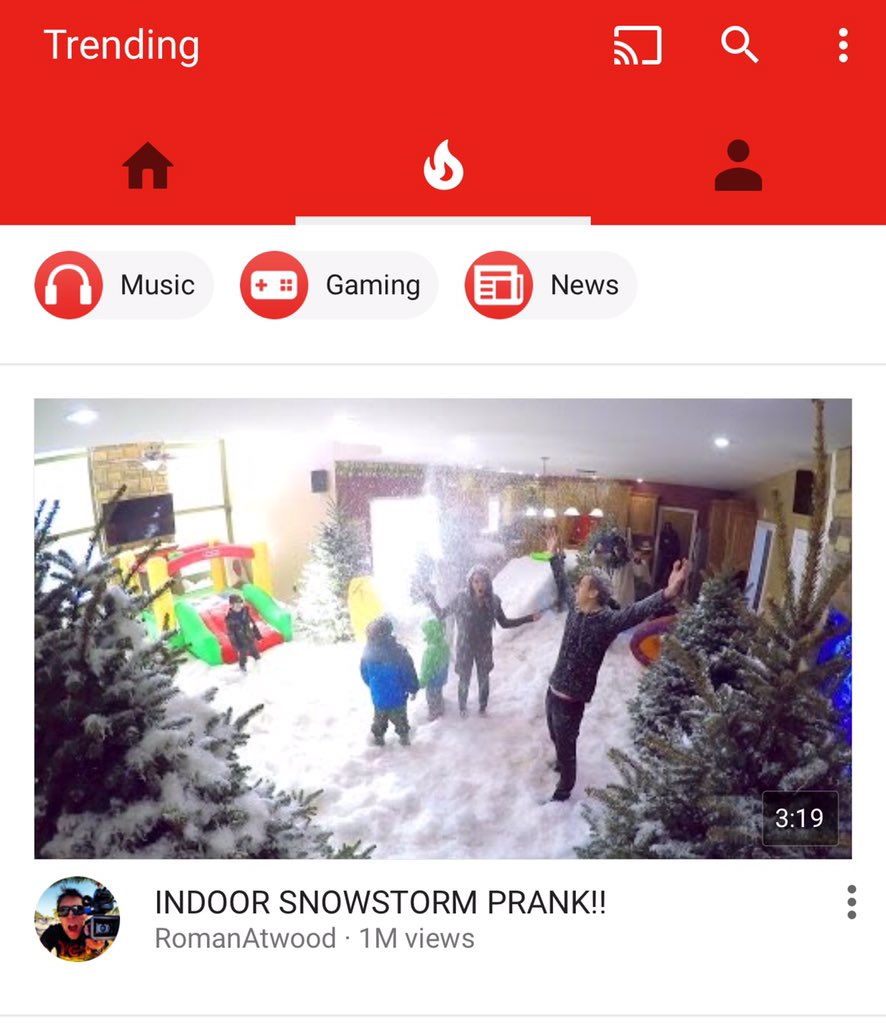 RomanAtwood's tweet image. We are trending #1 on YouTube!! Thank you so much for all the support :) let's keep working on them smiles!