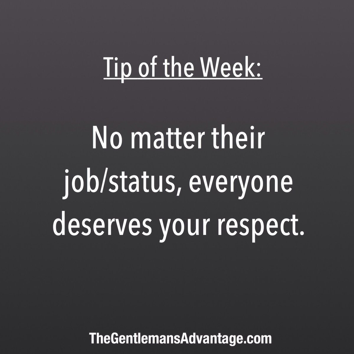 GentsAdvantage's tweet photo. Tip of the Week #GentsAdvantage #tipoftheweek https://t.co/fNJwNTobpR