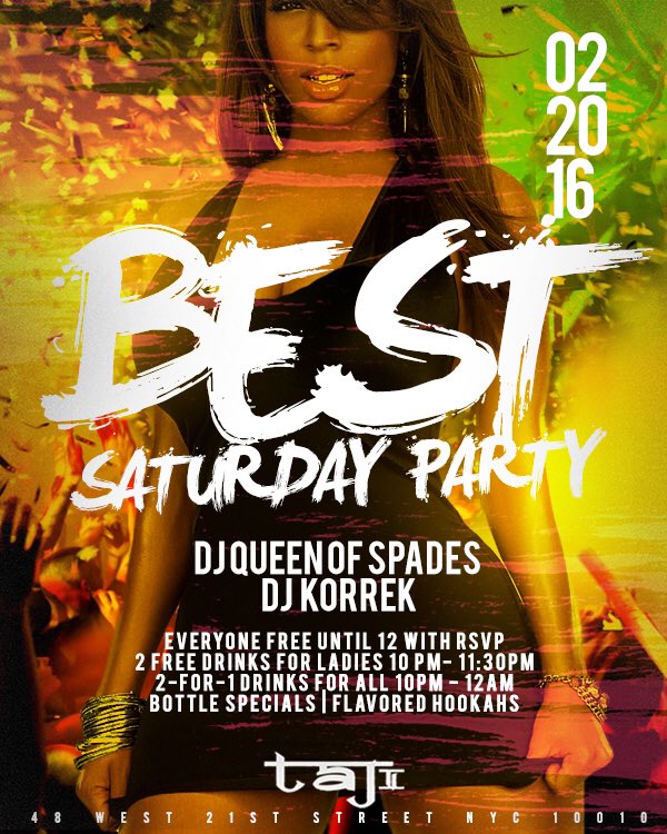 tajlounge's tweet photo. #BestSaturdayParty #wasepic #isepic and #willbeepic @tajlounge @pquilter1972 @damonslist @NiteTables @AllInNYC https://t.co/LRMKWhVJhD