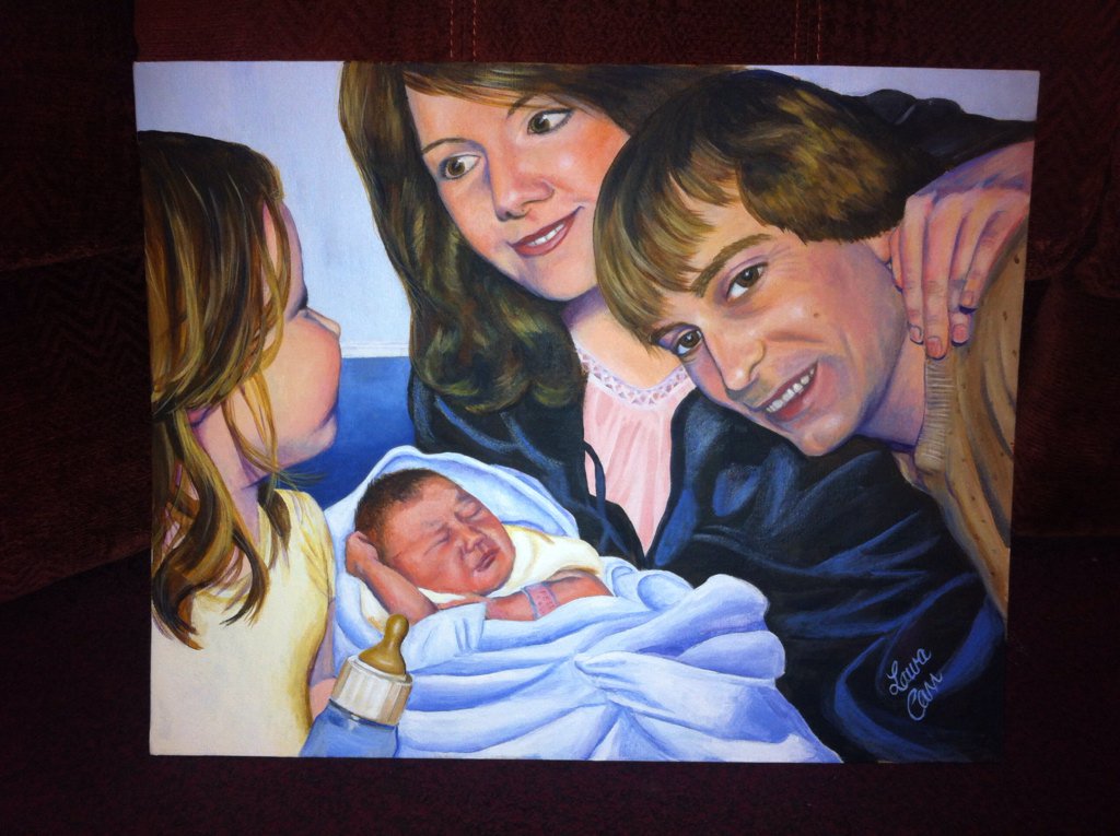 LauraCa65861181's tweet photo. 'Julia is Born' #painting #art #wirralartist https://t.co/LV8jqusa7M