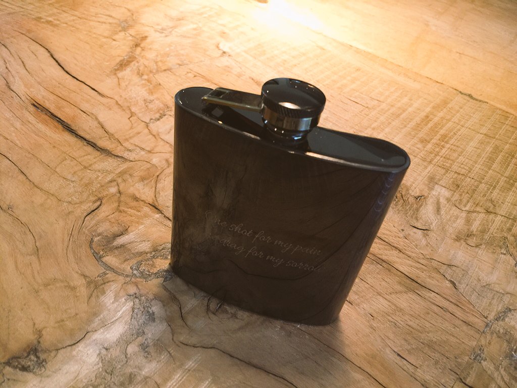 Thank you @BrunosLadyClub for this flask. I will definitely need it tonight.
