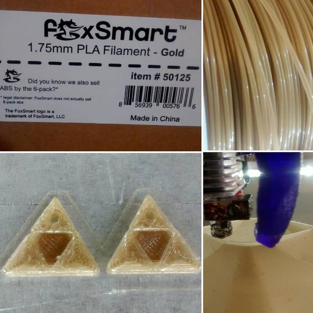 MazuirRoss's tweet photo. @trulyfoxsmart @thefoxsmart #FoxSmart translucent #Gold #PLA is actually pretty good. New #filament color I’m hopin… https://t.co/WzBuWgmjGQ