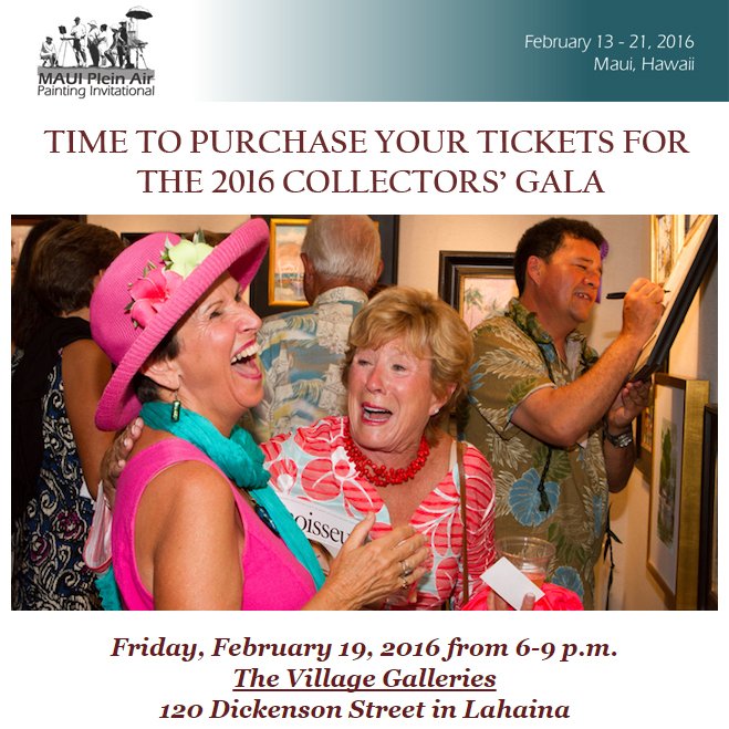 #Maui: Join us! #PleinTalk #Collectors w/ #Artists #Inspiring #PleinAir #Paintout #Artwork►goo.gl/smycK3