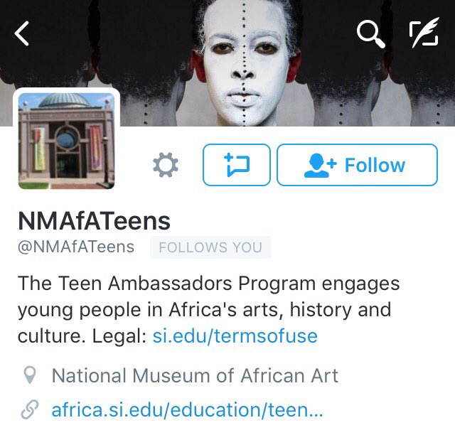 .<a href="/NMAAHC/">Smithsonian’s NMAAHC</a> hasn't officially opened, but they're already creating community &amp; outreach. For example <a href="/NMAfATeens/">NMAfATeens</a>. #bhm