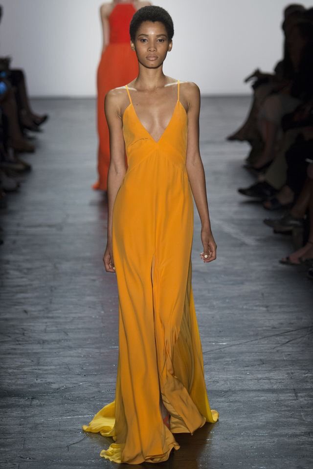 This rich mustard color is just so beautiful <a href="/prabalgurung/">Prabal Gurung</a> #nyfw16 #nyfw #rhsignaturecompany