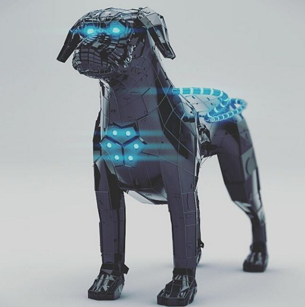 MhsProd's tweet photo. Mecha-Dog ! https://t.co/JBk0erCSzO