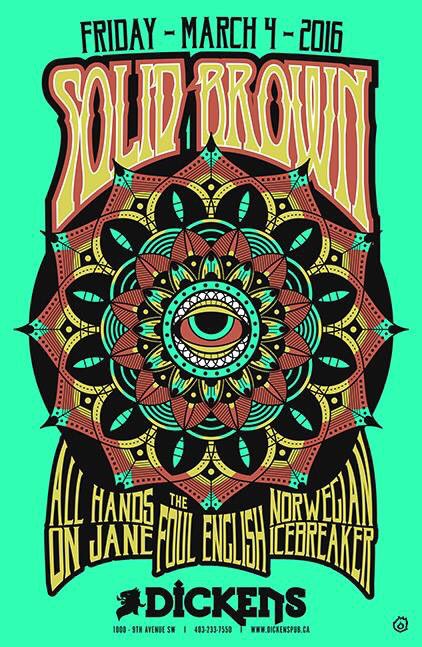 CalgaryPunkShow's tweet photo. Check it! March 4th @DickensYYC Solid Brown w/ @allhandsonjane @foulenglish and Norwegian icebreaker @Musicyyc https://t.co/fC1LHxGfpp