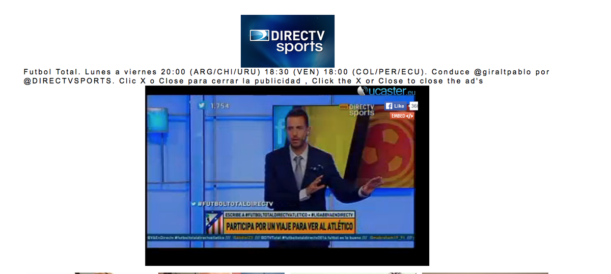 iguanashare's tweet photo. En Vivo , Live  https://t.co/98K0v3iO2H  #footballtotaldirectv #DTVTotal https://t.co/ZZvxyt903Q