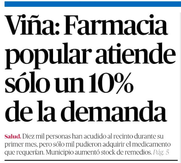 AndaurVina's tweet photo. No hay que confundir, la Farmacia Comunal de #ViñadelMar, no es una Farmacia Popular | https://t.co/2Okm1blYgT https://t.co/75n3BCNthG