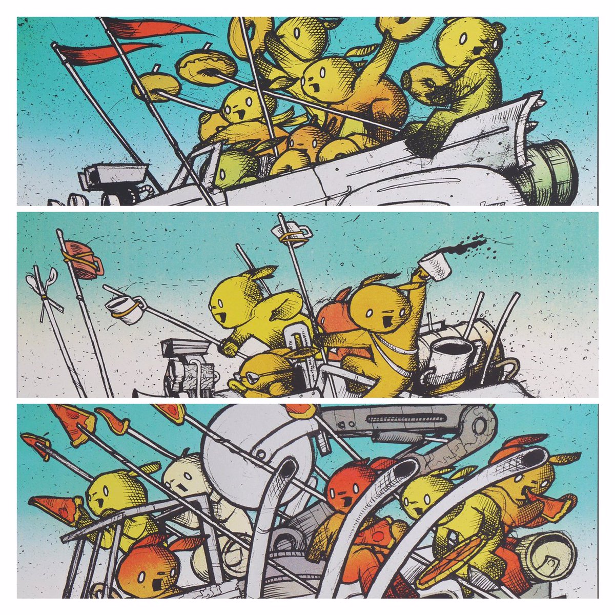 VinylEmergency's tweet photo. Still time to enter #TheBirdMachine giveaway! You could win 3 hand-signed/numbered 18"x24" #posters from JAY RYAN! https://t.co/dCG5J2ZrBr