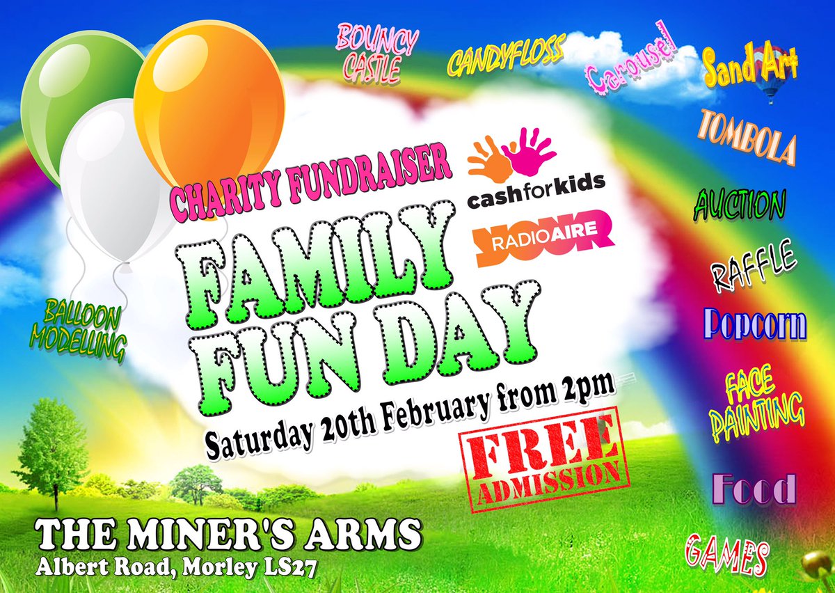 Hope to see you all at The Miner's Arms in Morley this Saturday 2pm until Midnight