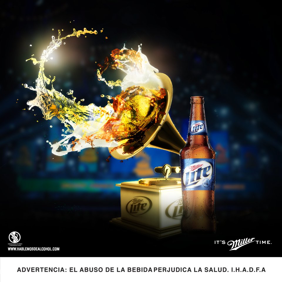 millerlitehn's tweet photo. Disfruta del evento que premia lo mejor de la música solo con tu auténtica Lite #ItsMillerTime https://t.co/3P5ikDZmQP
