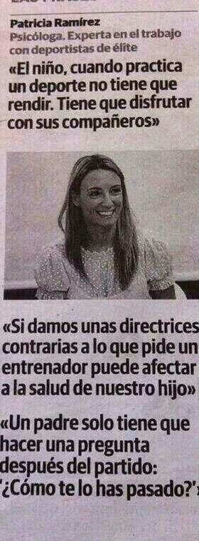 Una cosa tan simple que muchos todavia no saben hacer. Muchas gracias <a href="/Patri_Psicologa/">Patricia Ramírez</a>