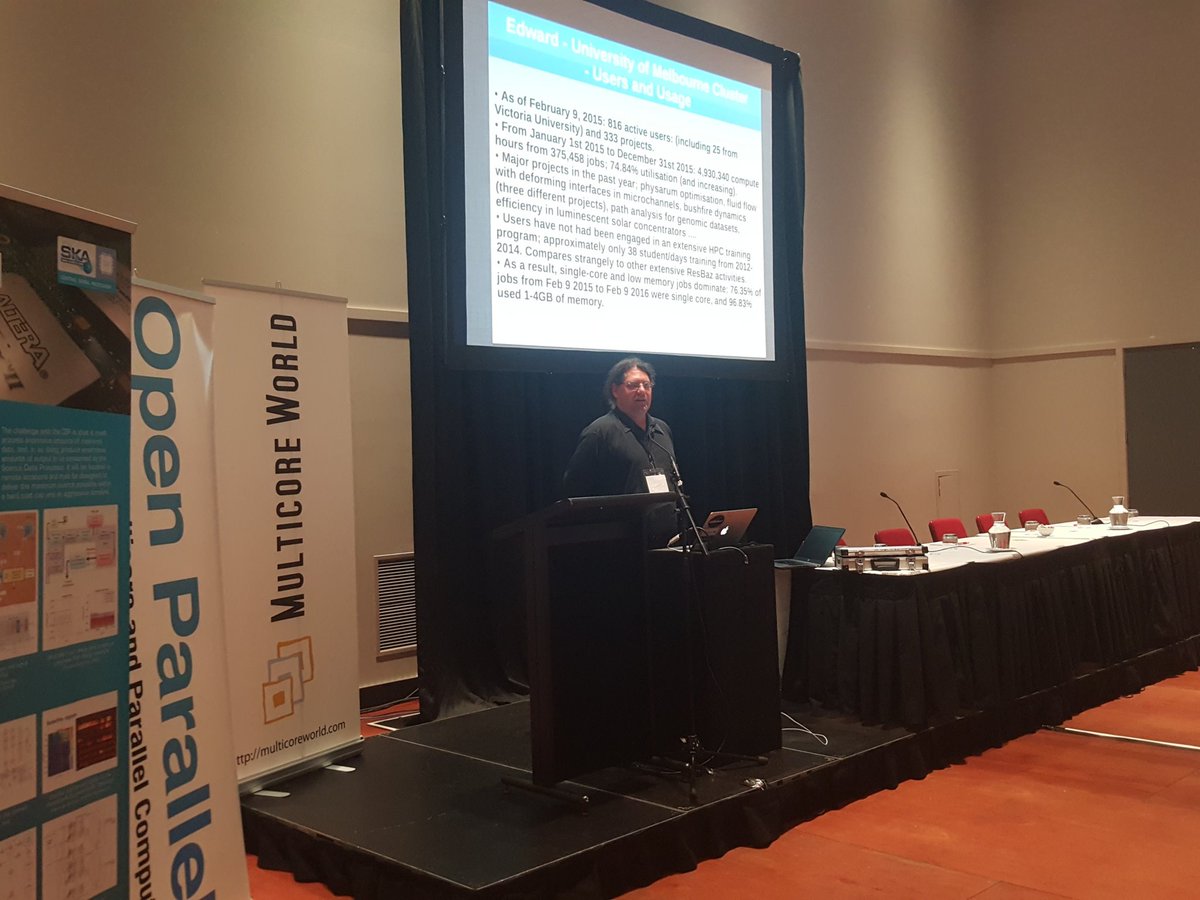 MulticoreWorld's tweet image. Single core jobs still dominate...Lev Lafayette #university_melbourne #multicoreworld