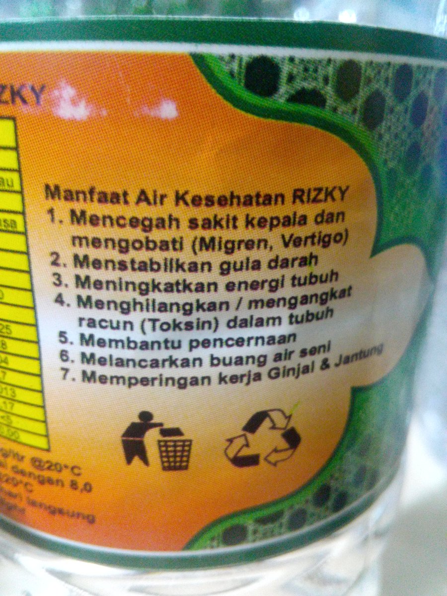tepakroso89's tweet photo. Khasiat &amp; manfaat Health Water Risky di antaranya.. https://t.co/NC31mMCA9P