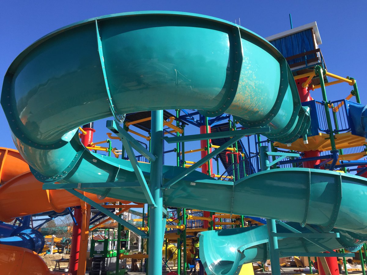 Who's ready to ditch this cold weather and enjoy some brand new slides! #CarolinaHarbor