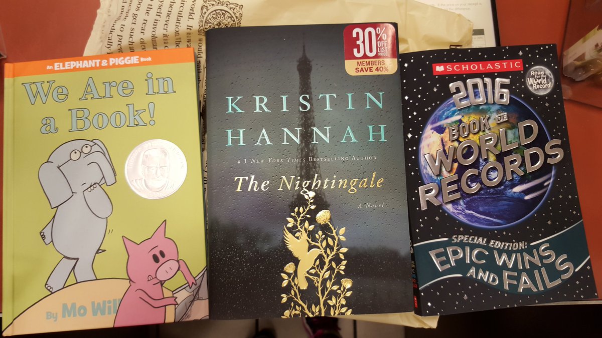 burke_library's tweet photo. Can't leave Barnes and Noble without books for me and my kids. #booknerdproblems #raisingreaders #whatareyoureading https://t.co/O4KgUQFmO7