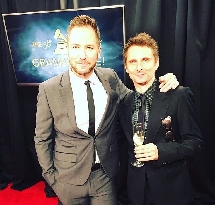 museperu's tweet photo. Matt y @TedStryker en  @TheGRAMMYs https://t.co/rl3EcRijCr