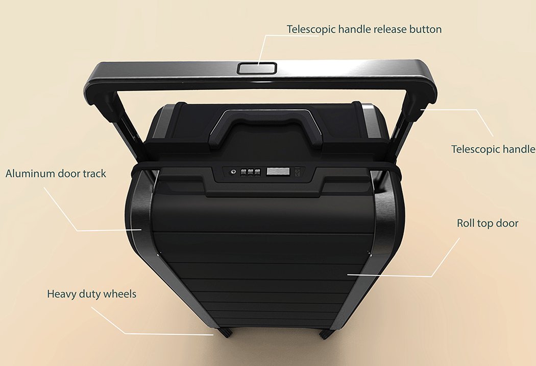 yankodesign's tweet image. Trunkster is innovative durable luggage that features a unique zipper-less flap-less design ow.ly/YmABY