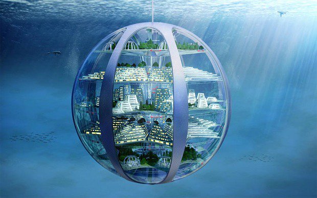 "One hundred years from now, the human population will be living in underwater cities." telegraph.co.uk/finance/newsby…