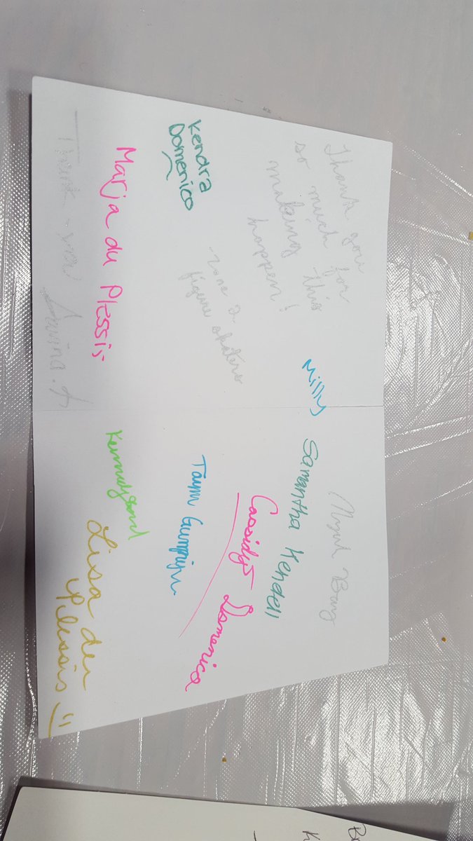 smileygirl1984's tweet photo. @ABWinterGames16 check out the thank-you cards we volunteers in the food services received! #ABwintergames #thankyou https://t.co/Va1VxYi8LT