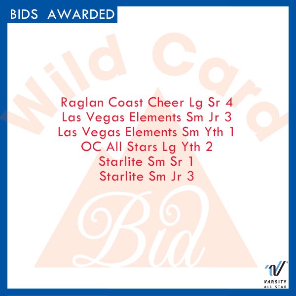 VarsityAllStar's tweet photo. Keeping the excitement going! We ❤️ having a bid reveal & a #SummitBidRecap in the same week! https://t.co/B3SFdXRwwW