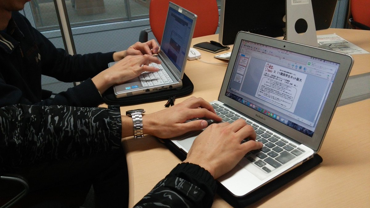 今日は新歓といちょう祭に向けてミーティングしました！