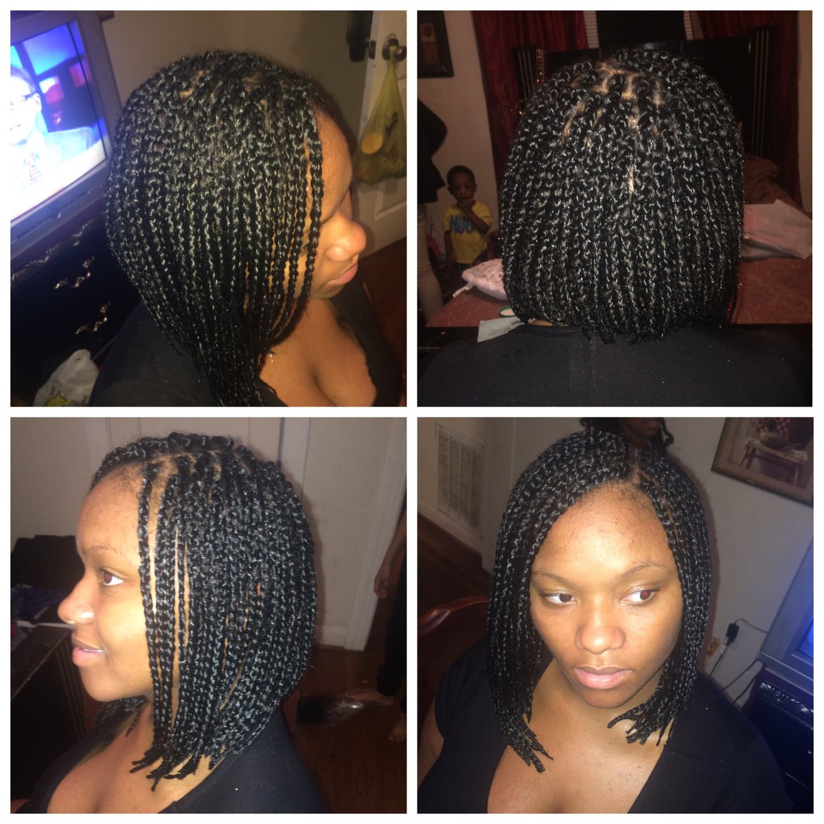 4_hisbabygirl's tweet photo. Box braids in a bob #islays https://t.co/NrRmIULqmn
