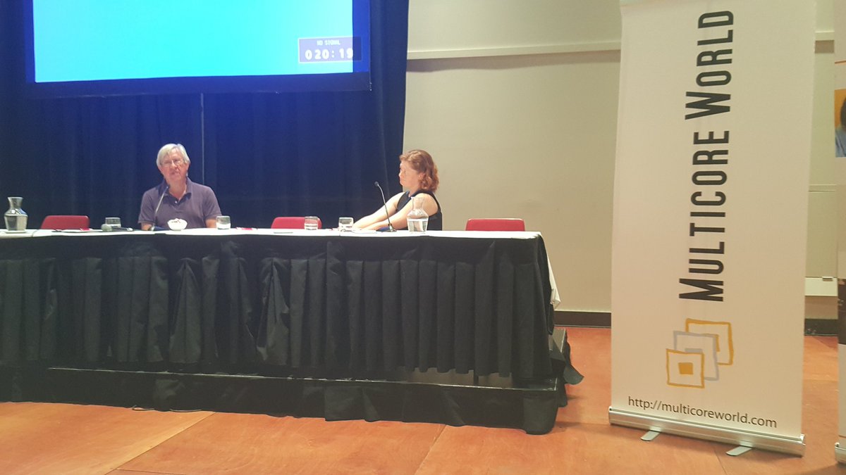 MulticoreWorld's tweet image. Fireside chat @nicgaston interviews Alex Szalay @JohnsHopkins  #multicoreworld