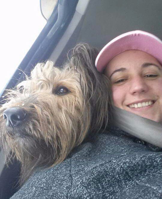 PoorFarmWV's tweet photo. #WKCSELFIESWEEPSTAKES Annie Banannie and Me https://t.co/6bjjEIyQxo