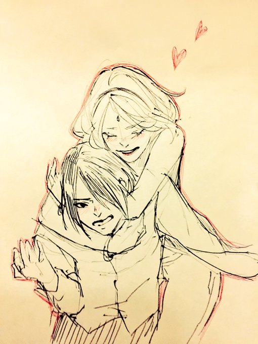 今日のボールペンラクガキ〜〜サスサクちゃん 