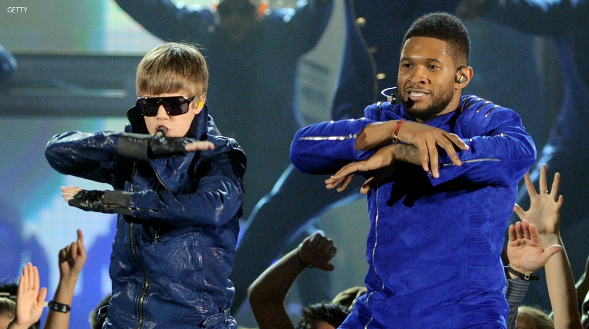 GMA's tweet photo. Throwback to when @justinbieber performed with @Usher at the #GRAMMYs for the first time in 2011. https://t.co/N4YgacoVmC