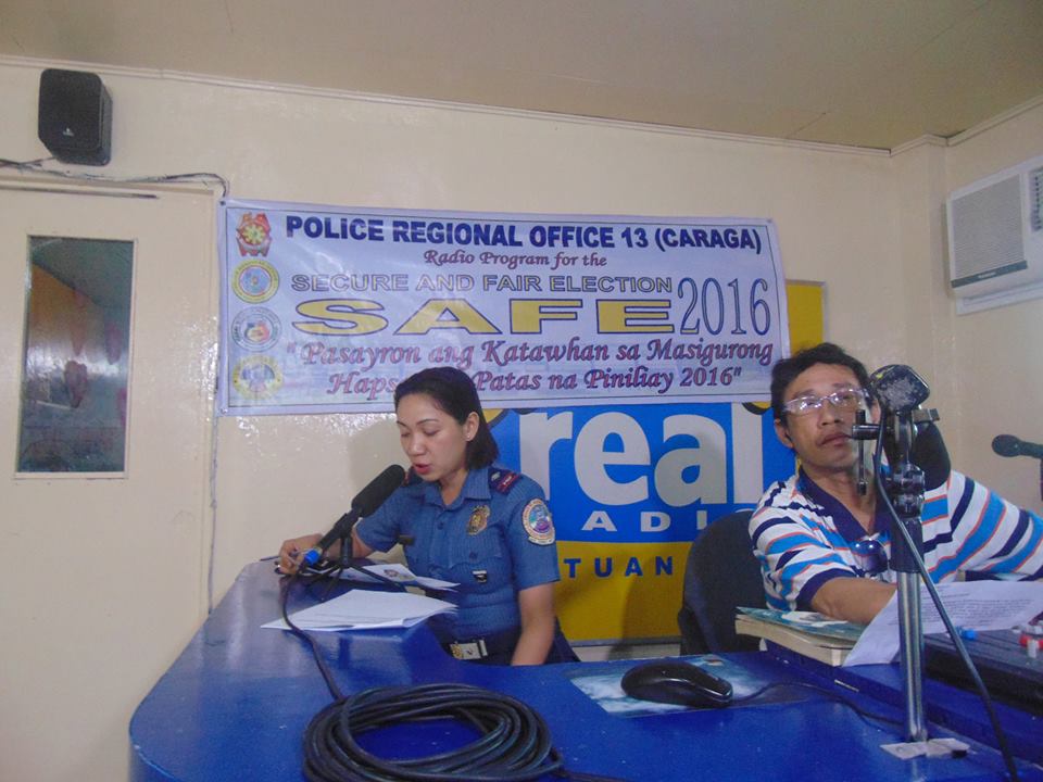 adnppopcrsec's tweet photo. PI OMETER, Deputy,ADN PPOPCR/PIO&amp;SPO1 Migullas,PIO PNCO hosted D PRO13 Rad Prog for SAFE2016 @ RealRadio this mrning https://t.co/b8COwElcQL