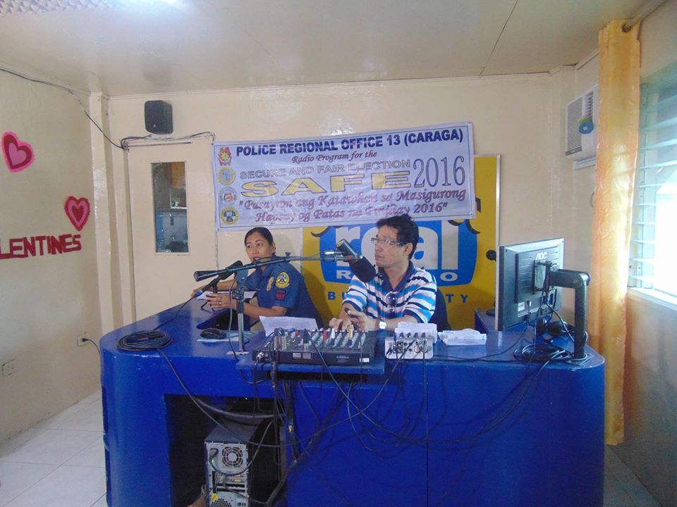 adnppopcrsec's tweet photo. PI OMETER, Deputy,ADN PPOPCR/PIO&amp;SPO1 Migullas,PIO PNCO hosted D PRO13 Rad Prog for SAFE2016 @ RealRadio this mrning https://t.co/b8COwElcQL