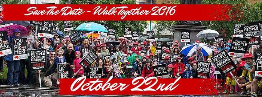 welcomingaus's tweet photo. Walk Together 2016 will be on Oct 22 - save the date! Keen to help in your town? kate@welcometoaustralia.org.au https://t.co/cbEhcShgMw