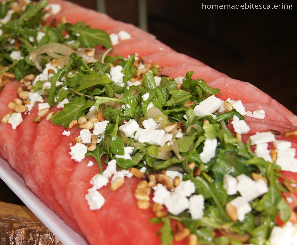 Homemade_Bites's tweet photo. #delicious and #mouthwatering #watermelon #salad #feta #toastedpinenuts #arugula #yummy #birthdays #weddings #events https://t.co/dm5qLN39HS