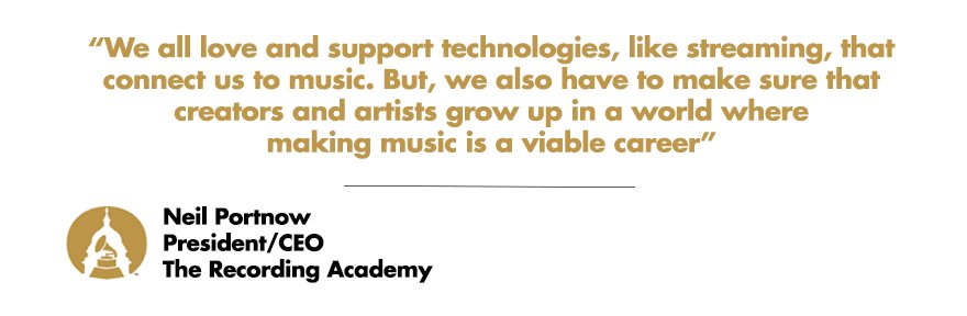 GRAMMYAdvocacy's tweet photo. Let’s make music a viable career. #SupportMusic #GRAMMYs https://t.co/vEgWMd2Eni