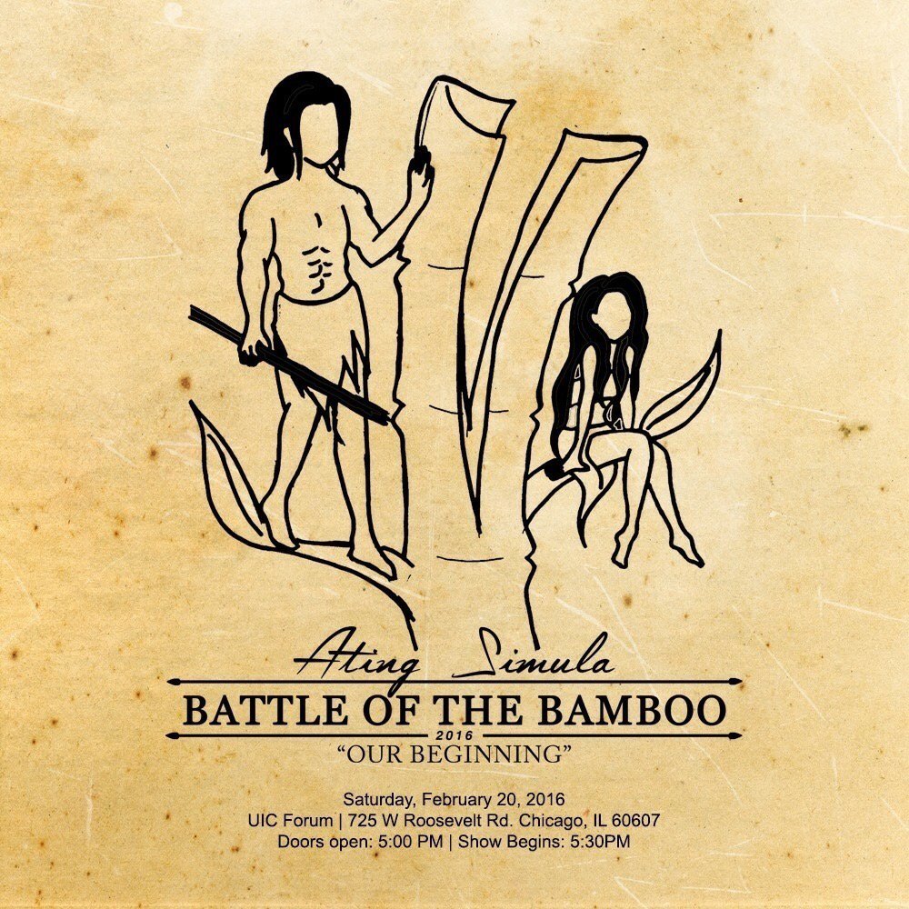 UICFIA's tweet photo. Battle of the Bamboo is almost here. Are you ready? 2/20/16 #BOTB2016 #AtingSimula #OurBeginning https://t.co/thY4fDea0t
