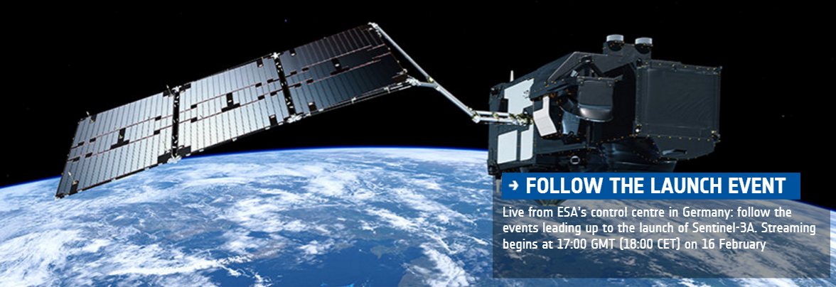 esa's tweet photo. Launch day for #Sentinel3 ! LIVE coverage from ESOC @esaoperations starts 17:00GMT 18:00CET https://t.co/ydxZ3xiqDs https://t.co/J3olgNFKLJ