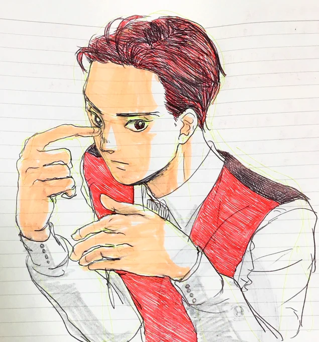 おどろきくんらくがき 