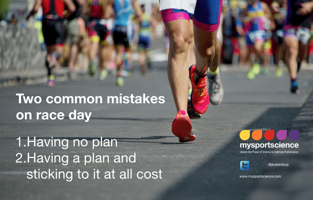 Jeukendrup's tweet photo. Two common mistakes on race day... https://t.co/PjgQ72kD8H