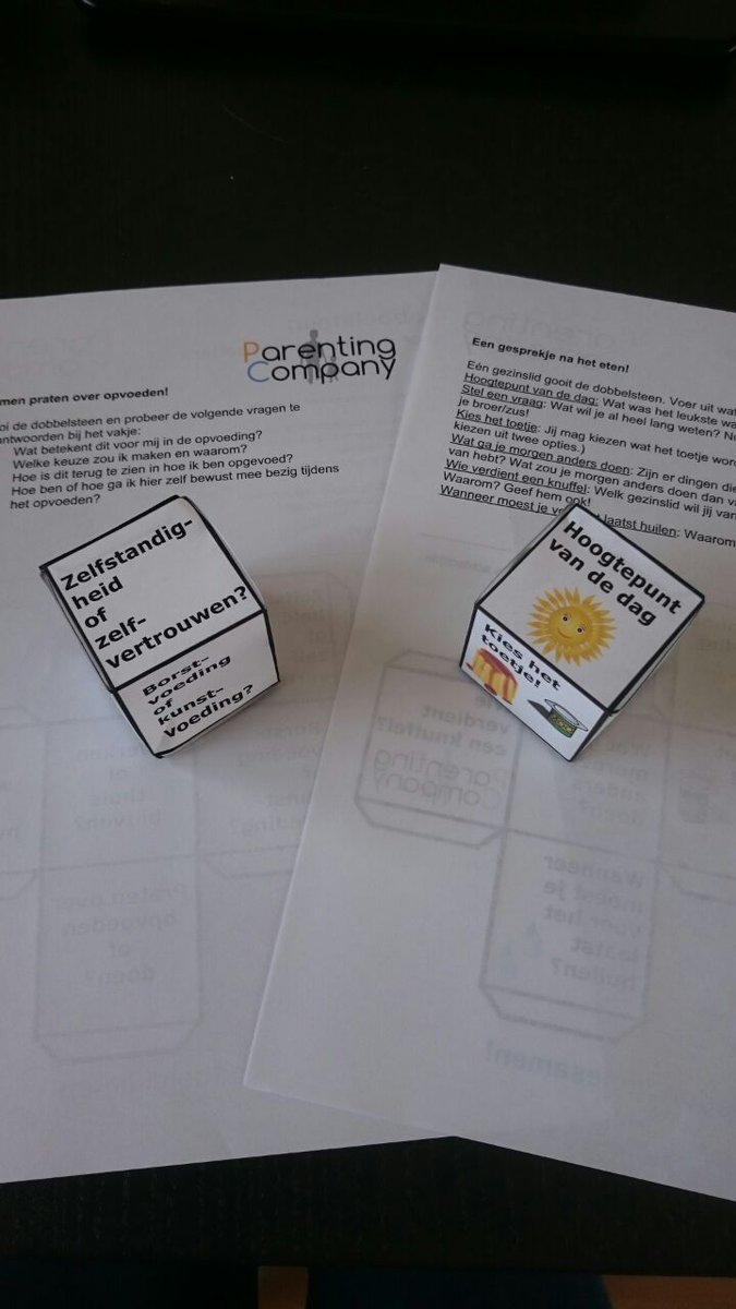 Heb jij 'm al? De dobbelstenen van Parenting Company? Je kan ze downloaden op de site! parentingcompany.nl/informatie/dow…