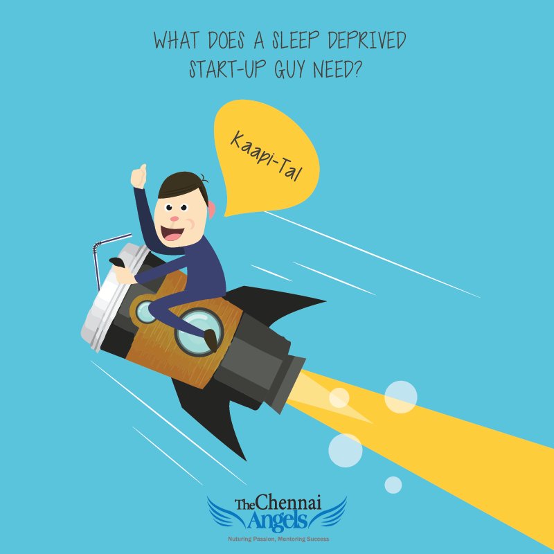 angelschennai's tweet image. &quot;Kaapital&quot;, the magical ingredient!
#startups #startuphumor