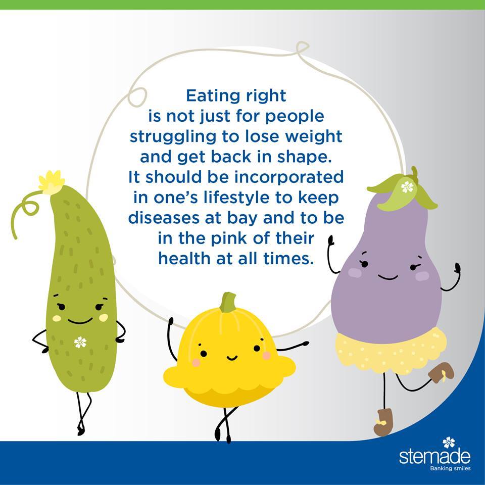 StemadeBiotech's tweet photo. Understanding the importance of #nutrition
#Stemade SMS TEETH to 56767 to know more about dental stem cell banking. https://t.co/PnJV7ONrnH