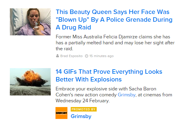 Oops <a href="/BuzzFeed/">BuzzFeed</a>, bit of an advert placement #fail...