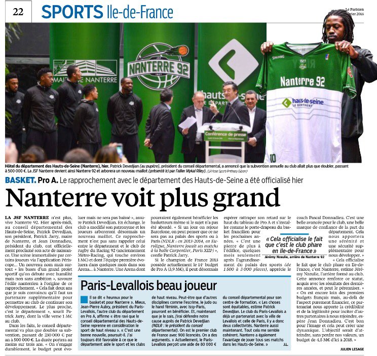 totozinho_tt's tweet photo. La JSF Nanterre devient @Nanterre_92 ! 💚 #GoJSF https://t.co/lkcqk54Tr6